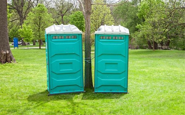 long-term porta potties should be serviced on a frequent basis, generally once a week, to ensure cleanliness and functionality